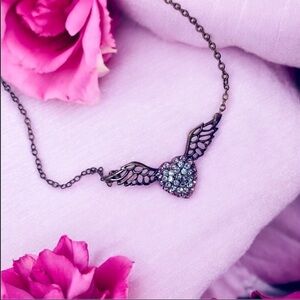 Cookie Lee🌸Winged Heart Pendant Necklace